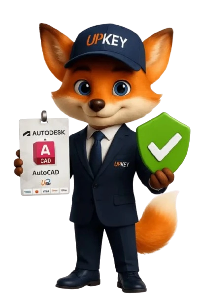 Upkey Fox Mascot