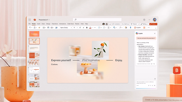 Microsoft PowerPoint presentation design and animation features